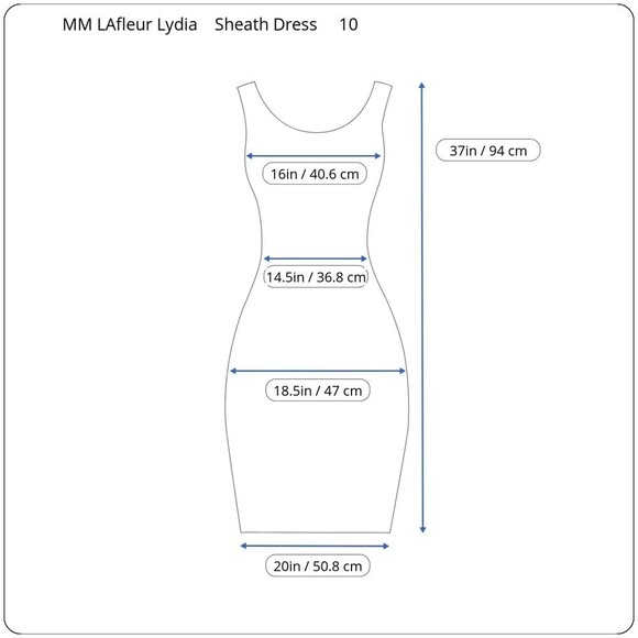 M.M.Lafleur The Lydia Women Size 10 Gray Sleevless Sheath Mini Dress Minimalist - Picture 5 of 17